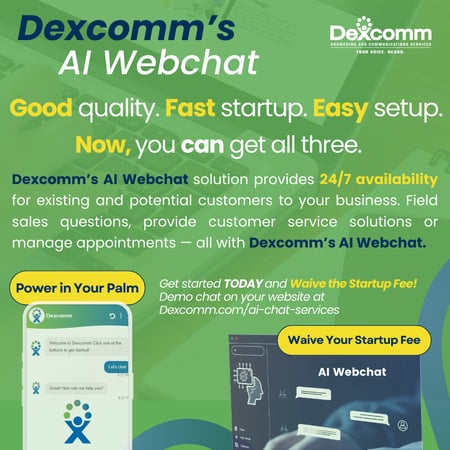 Dexcomm’s AI Webchat (LinkedIn Post)